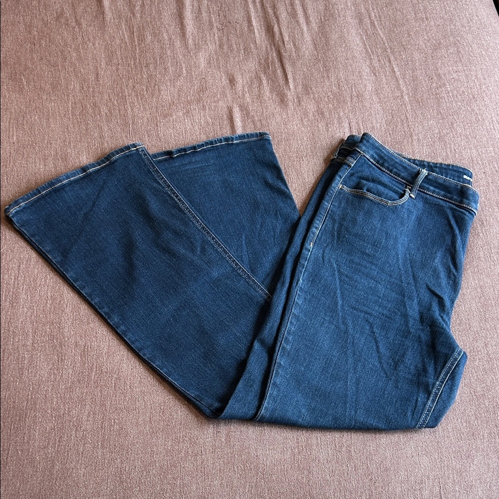 Old Navy Dark Blue Flare Jeans